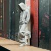 Статуэтка Мыслителя, 3D-печатная статуя мужчины в толстовке для декора домашнего офиса, рабочего стола, книжной полки, Коллекционные украшения для мужчин и женщин