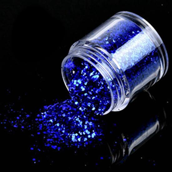 10g Nail Art Glitter Powder Holographic Sequins Manicure DIY Tools Laser Pigment