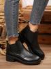 Модные мужские ботинки челси из кожи в британском стиле, слипоны, эластичные ботильоны, высокие, мужские, повседневные, нарядные ботинки, элегантные, обувь для ходьбы