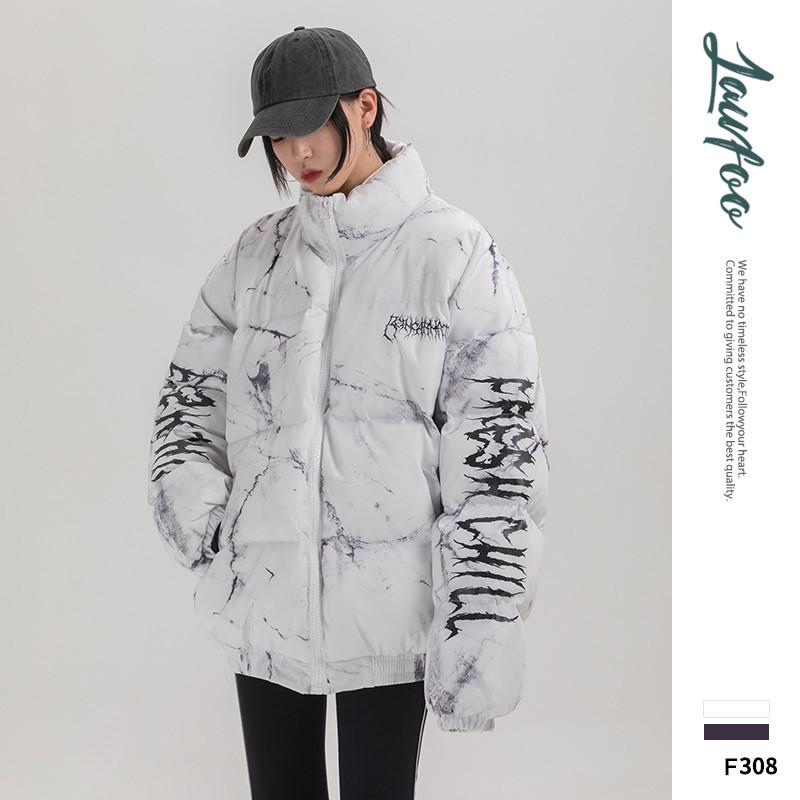 Хипстерская зимняя куртка мужская с мультяшным принтом медведя, парка мужская, хип-хоп, уличная одежда, зимние толстые теплые куртки, пальто мужские, оверсайз M-XL