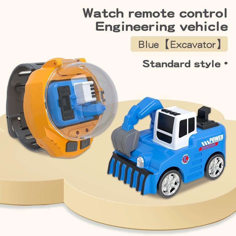 Children's Remote Control Engineering Vehicle Toy - G Watch Model (White Rabbit Capybara)