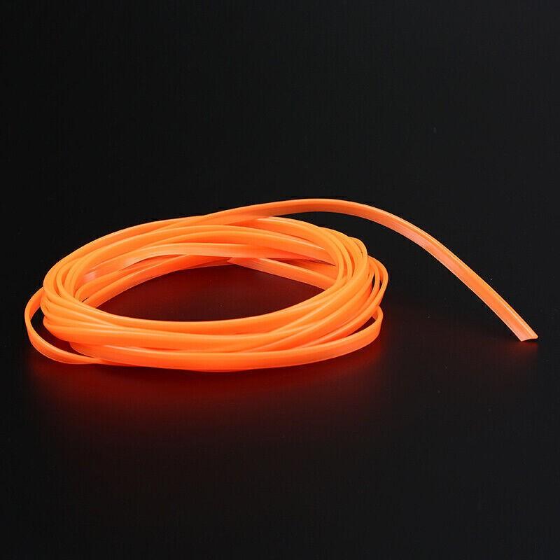 16FT Orange Car Door Edge Molding Trim Seal Strips Scratch Protector Guard Decor