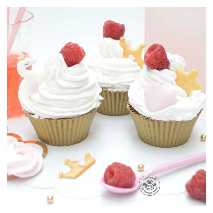 Décoration comestible - Princesse - 6 pcs - Rose - Multicolore - Sucre