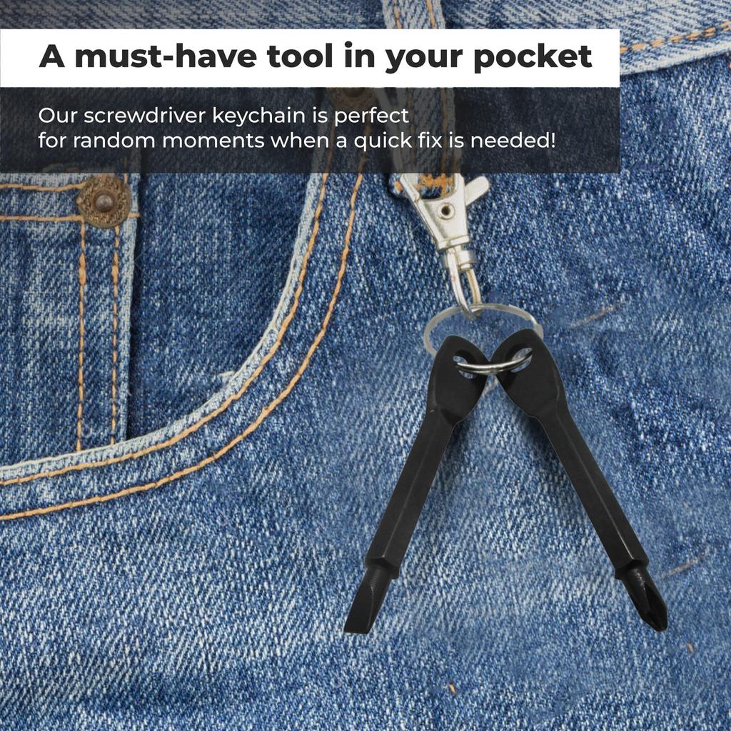 Портативный набор крестовых отверток Phillips, брелок для ключей, мини-карманный крестообразный брелок, многофункциональные инструменты для ремонта, гаджет для отдыха на природе