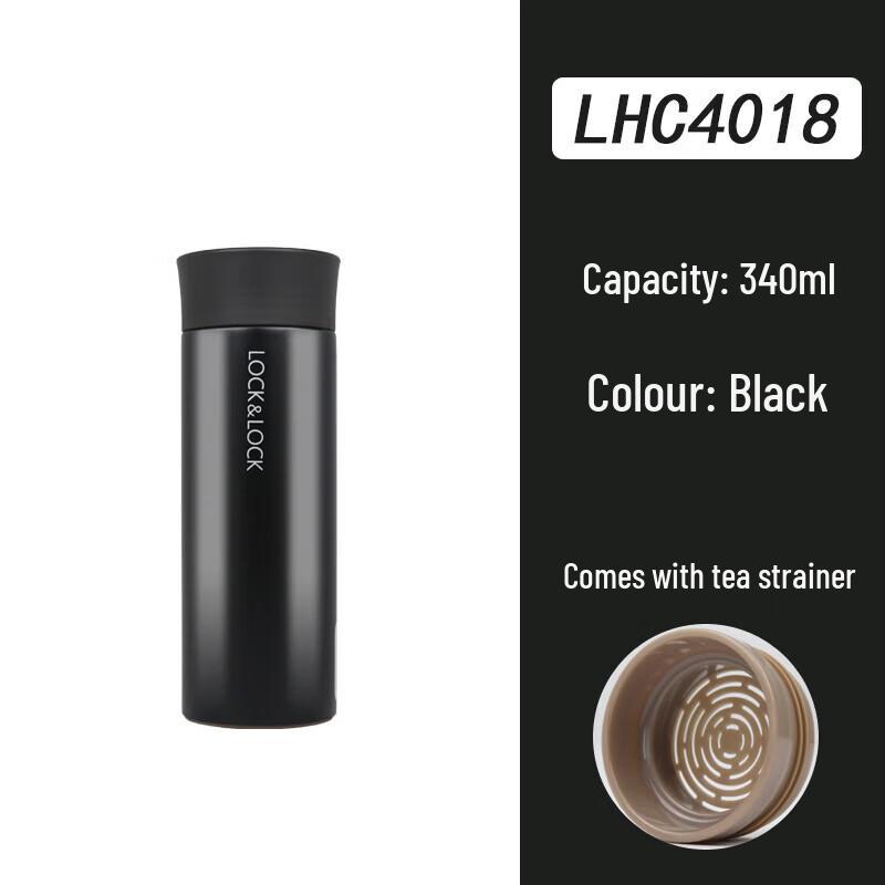 LOCK&LOCK 304 Stainless Steel Vacuum Insulated Bottle 340ML