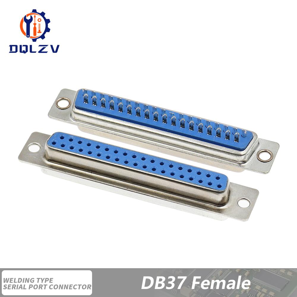 DB15 DB25 DB9 DB37 Параллельный Последовательный Порт Female/Male Паяный Разъем+Пластиковая Сборная Оболочка 37 9 15PIN VGA Адаптер
