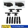 Для Ford Ranger Raptor 2024 T9 Wildtrak XLS Накладка на дверную ручку Внутренняя накладка Защитный комплект для Ford Ranger Автомобильные аксессуары для стайлинга