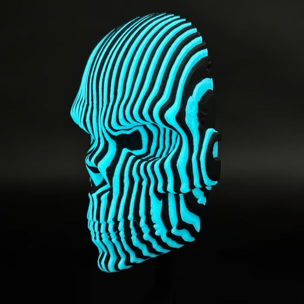 Светящееся украшение для розыгрыша Креативные квантовые игрушки-черепа Модные игрушки-черепа Украшение на Хэллоуин