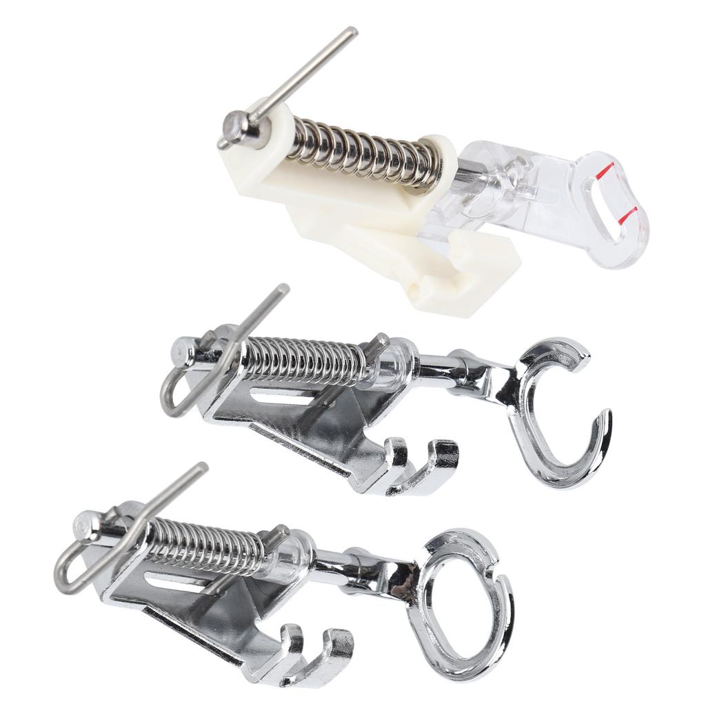 Presser Foot Stainless Steel Scroll Wheel Sew Foot for Lockstitch Sewing Machine Accessories