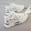 Dad Shoes Women's Ins Fashionable Summer New Mesh Shoes Breathable All-Match Casual White Sports Women's Shoes