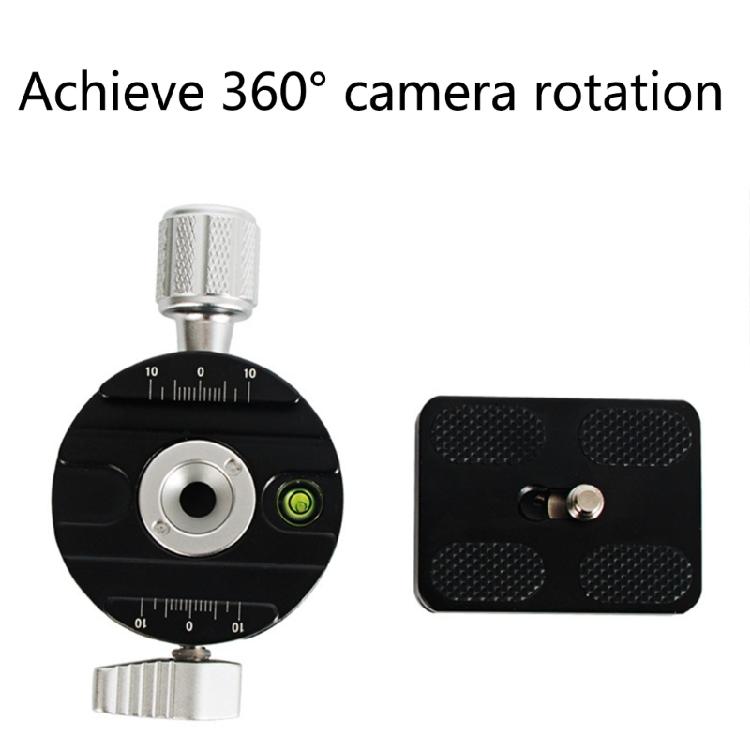 Зажим для камеры 360 градусов Вращающийся Панорамный зажим DSLR Адаптер быстросъемного крепления Для штатива DSLR Камеры Аксессуары