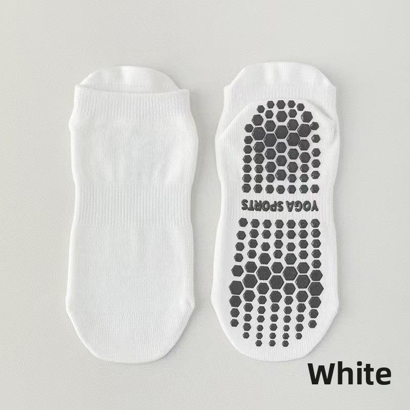 5 пар женских весенних и осенних хлопковых нескользящих носков для занятий фитнесом и йогой в помещении