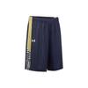 Logo Print Mid Rise Fitted Breathable Quick Dry Casual Sports Basketball Shorts Men Shorts Blue 23500201-408