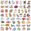 100PCS Cute Mix Animals Graffiti Stickers DIY Laptop Phone Guitar Notebook Suitcase Cup Waterproof Cartoon Sticker Kids Toy