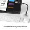 Адаптер USB C на USB 2.0, USB-адаптер, кабель OTG, кабель USB C «папа» на USB «мама» OTG для ноутбука, компьютера, планшета