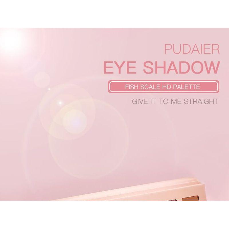 Pudaier - Палетка теней для век HD «Рыбья чешуя», 18 цветов