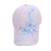 Летняя кружевная с цветами дышащая солнцезащитная кепка для спорта на открытом воздухе для женщин и мужчин, модная шляпа, регулируемая бейсбольная кепка