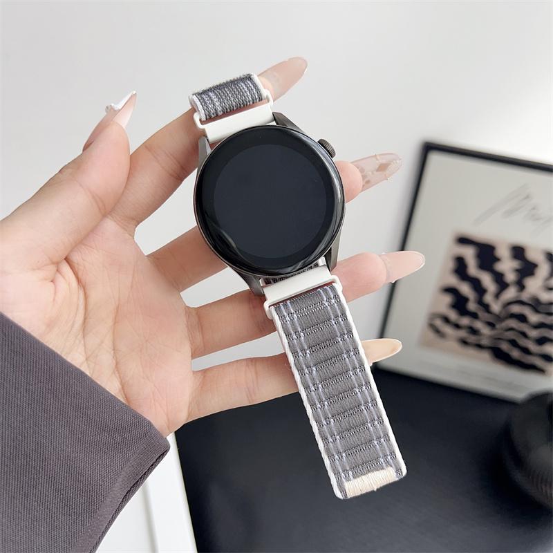 Нейлоновый ремешок-петля для Samsung Watch 6/5/5Pro 4/6 Classic Huawei Watch 4/3/GT3 20 мм 22 мм браслет-браслет Amazfit GTS/GTR 4 3