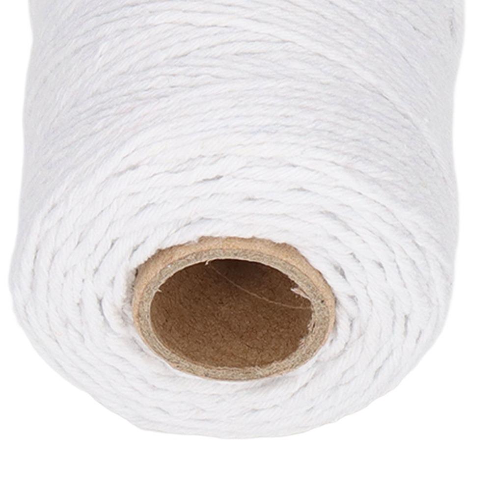 3Pcs 984 Feet Length Cotton Twine Soft Texture Packing String Macrame Cord For Home Decoration