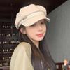 Autumn and Winter Duck Tongue Octagonal Hat for Women Korean Style Casual and Versatile British Beret Face Showing Small Retro Newsboy Painter Hat