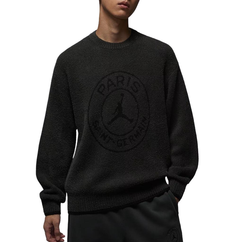 Jordan Пари Сен-Жермен Футболная Мода Пуловер с Круглым Вырезом и Длинным Рукавом Вязаный Свитер Мужской свитер HV3445-045