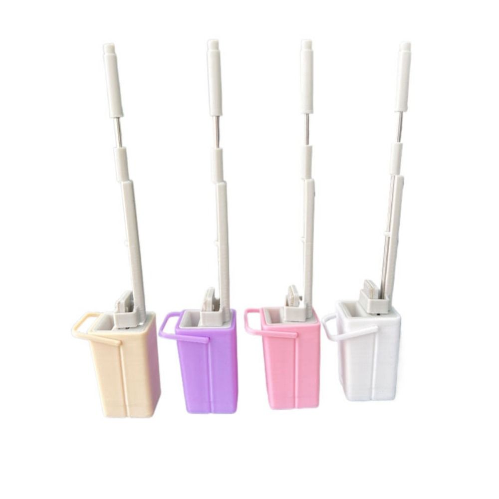 Декор сцены Миниатюрная швабра для уборки Игра понарошку Кукла Плоская швабра Кукольный домик Веник Швабра Детская игрушка