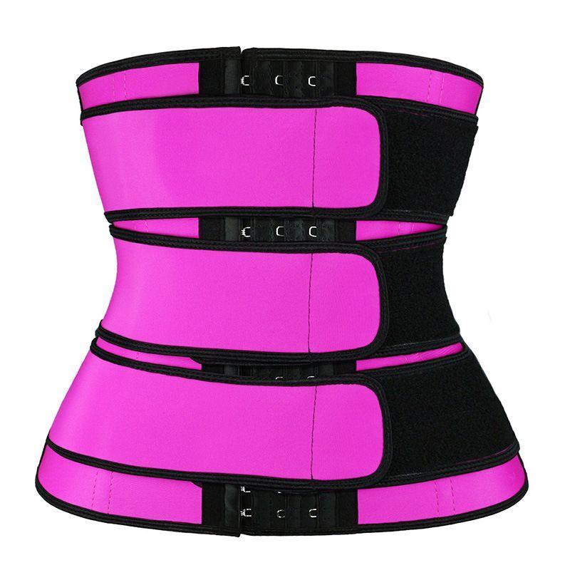 3 Belt Waist Trainer Sauna Sweat Sport Girdles Women Body Shaper Workout Trimmer Belt