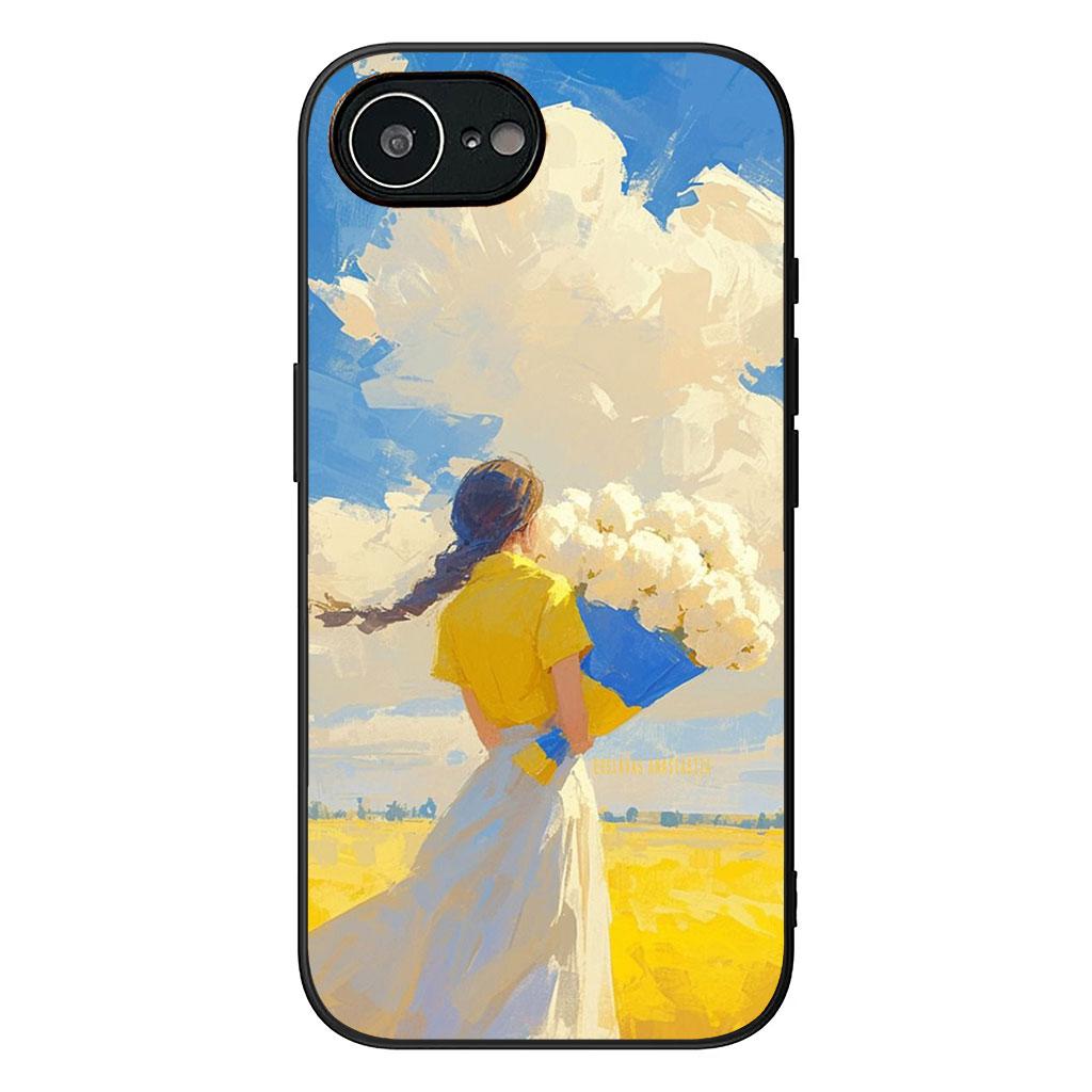 Чехол для телефона U-Флаг Украины Украинская Девушка для Xiaomi Redmi Note 12 10 11 9 8 Pro 10C 12C 9T 9A Note11 Note12 5G 4G Мягкий Чехол