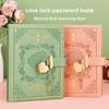 1 шт. Блокнот с замком любви, многофункциональный блокнот, ежедневник, блокнот с замком, подходит для ежедневных заметок