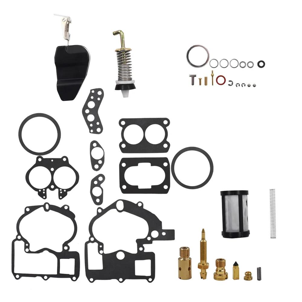 Carburetor 3302- 804844002 Rebuild Kit For Mercruiser Marine 2Barrel 3.0L 4.3L 5.0L 5.7L