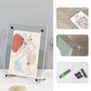 Transparent Photo Frame with Base Card Display Stand New Picture Frame  Home