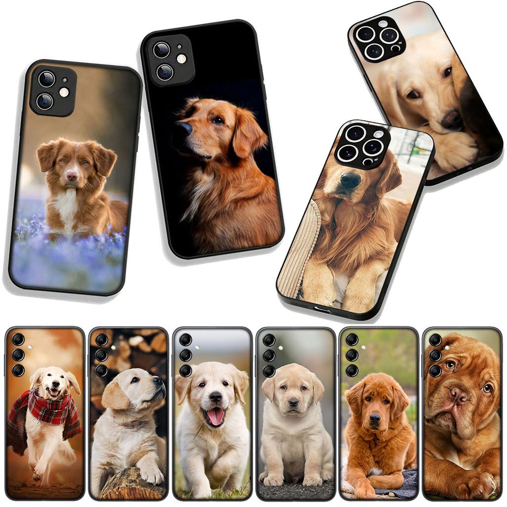 Phone Cover Animal Pet Golden Retriever Dog for Xiaomi Poco F7 F6 F8 Ultra F5 X7 X6 X5 X3 NFC M7 M6 Pro C85 C75 C65 C71 C61 Case