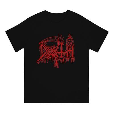 Юмористические футболки The Representative Band Of Death Metal, мужские футболки с круглым вырезом из чистого хлопка, футболки с коротким рукавом Death Metal