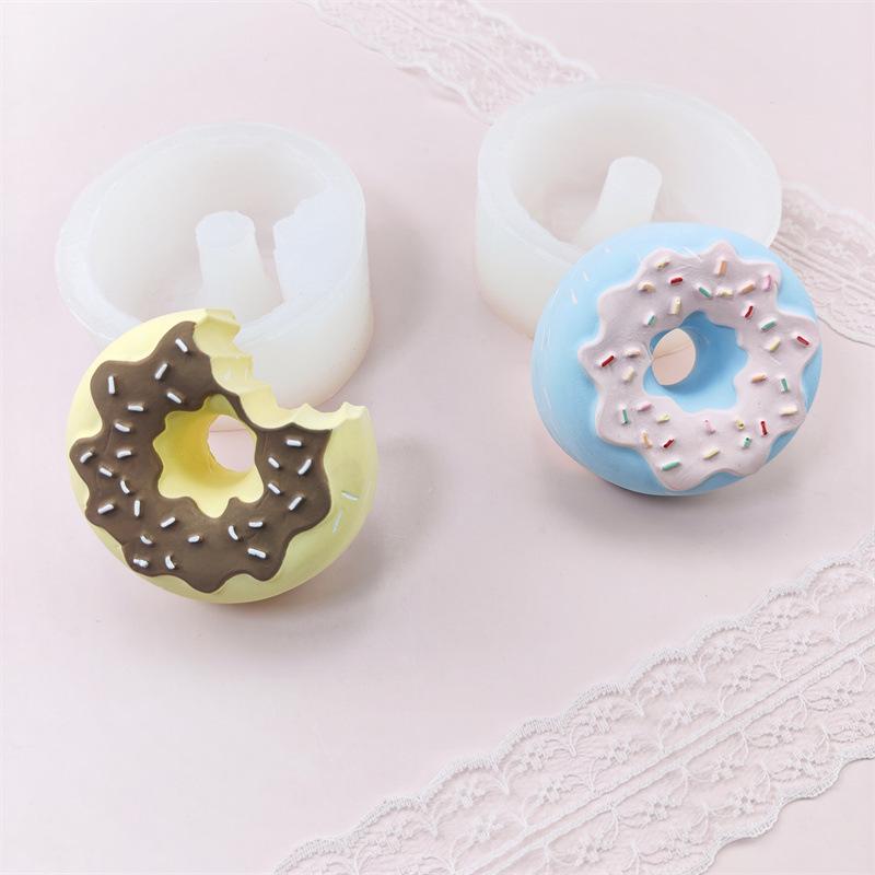 Pinchable Donut Silicone Mold for Chocolate, Fondant, Cake, Plaster, Resin, and Epoxy DIY