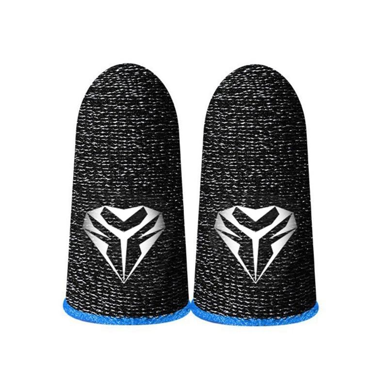 2 Pcs Mobile Game Fingertip Gloves Sweatproof Anti-slip Touch Screen Finger Sleeve Breathable Gaming Fingertip Cover For Gamer 5