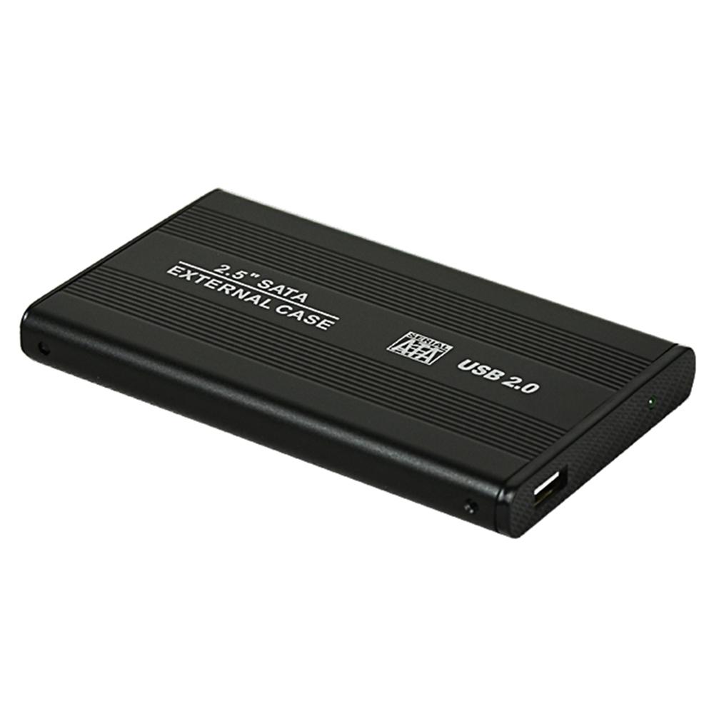 USB2.0 Портативный жесткий диск 2,5-дюймовый внешний корпус SATA HDD USB2.0 Корпус из алюминиевого сплава для