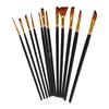 12Pcs/Set Acrylic Materials Painting Brush Set Multi-functional Drawing Supplies