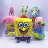 Аниме Плюшевая Кукла Губка Боб Peluches Кукла Квадратные Штаны Патрик Звезда Сквидвард Юджин Крабс Гэри Каваи Мультяшная Набивная Плюшевая Игрушка
