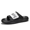 Slippers men's summer new wear non-slip platform beach shoes men's outdoor Velcro ins tide one-word drag