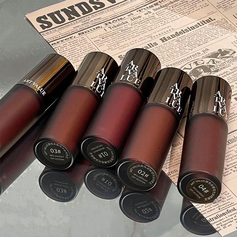 Yujie Матовый бархатный мусс для губ: Нежный дымчато-серый розовый, Стойкий, Не отпечатывается, Макияж в стиле нюд