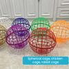 Rolling Chicken Ball Cage Detachable Chicken Ball Plastic Mesh Enclosure Chickens Orb Cage to Free Range for Hamsters Parrots Chicks