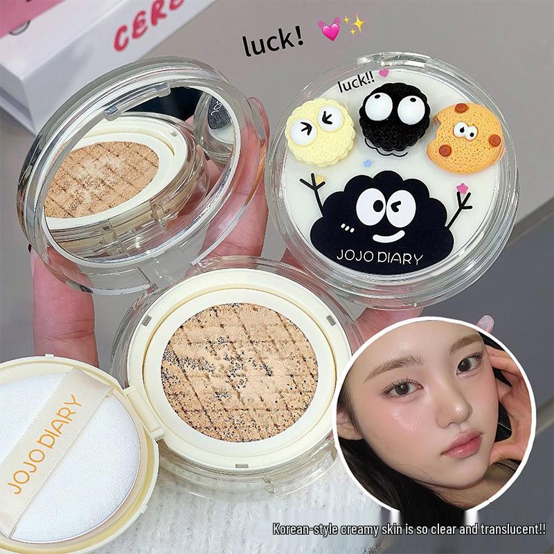 JOJO DIARY Lucky Cookie Cushion BB Cream: Long-lasting, Adherent, Concealing Student Foundation.