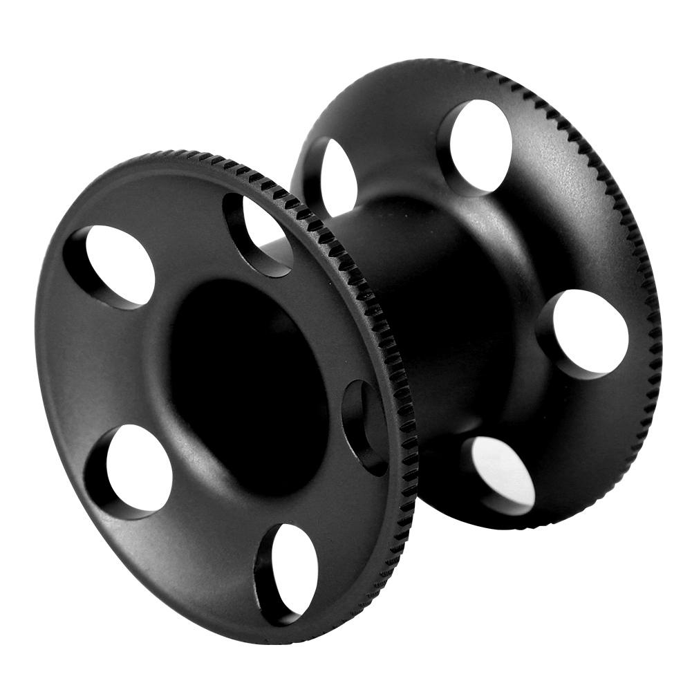 Aluminum Alloy Diving Finger Spool Reel Guideline for Freediving Snorkeling Underwater Gear Equipmentblack