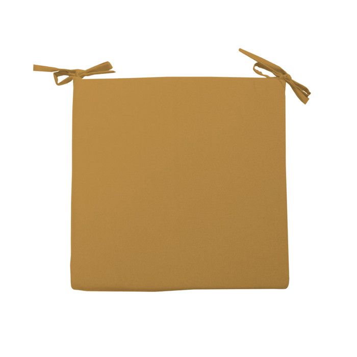 Dessus de chaise 40x40 cm ALIX gold, par Soleil d'ocre