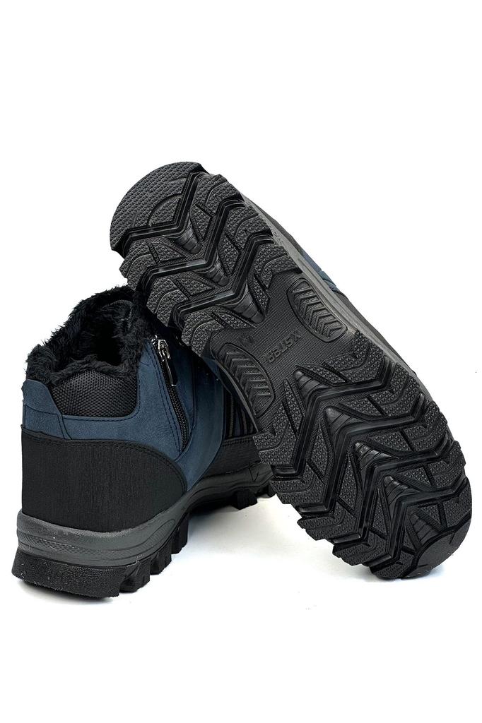 Men's Fashion Flat Heeled Booties Mink Unisex Outdoor Boots Shoes