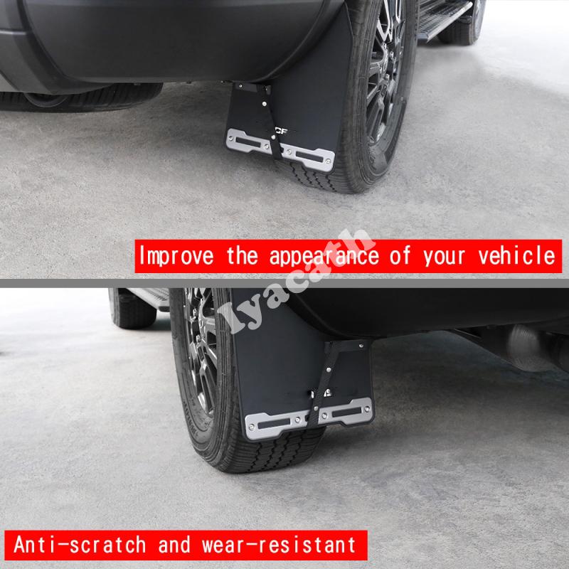 For Toyota Land Cruiser 250 Prado LC250 2024 2025 Red Front Rear Wheels Mud Flap Guards Mudguards Fender Splash Fenders Mudflaps