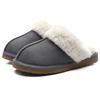 Fashion Shevalues Winter Plush Lining Women's Memory Foam Slippers Fuzzy Indoor Cotton Slides Anti-slip Furry Outdoor Women's Slippers