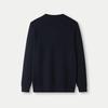 HLA Men's Round Neck Long Sleeve Knit Sweater