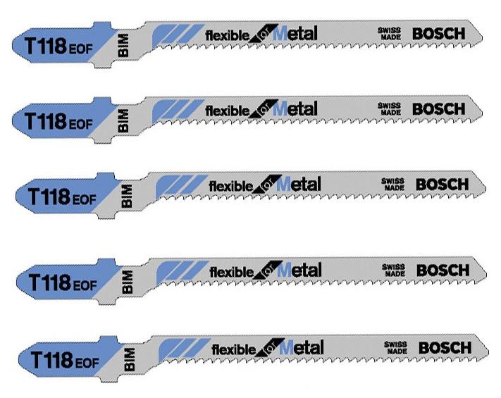 JIGSAW BLADE T118EOF 5 PCS - B 2608634237