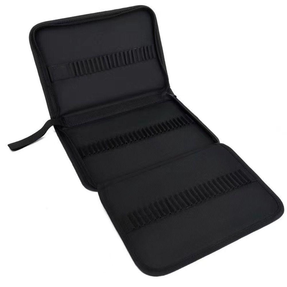 Профессиональная сумка для хранения цветных карандашей 36/48/72/120 отверстий Пенал-скрутка Канцелярские товары